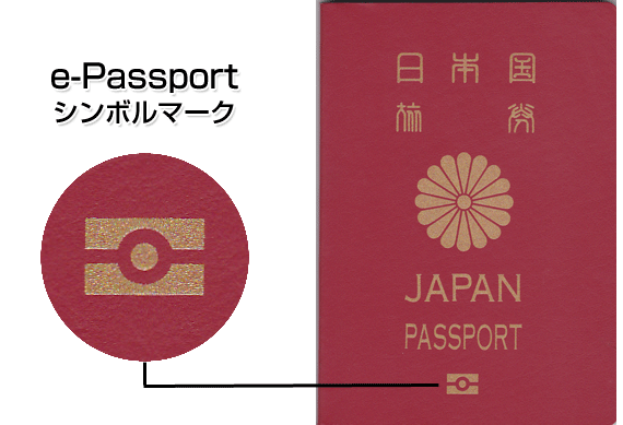 e passport（ICチップ搭載）パスポート